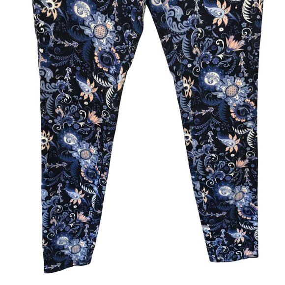 Club Monaco Floral Pattern Alessia Corduroy Skinny Jeans Size 6 Zip Pockets - Picture 9 of 11